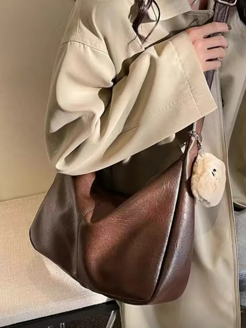 Сумка шоппер городской на молнии