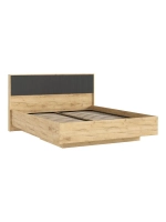 Кровать двухспальная 160х200 Браш Графит