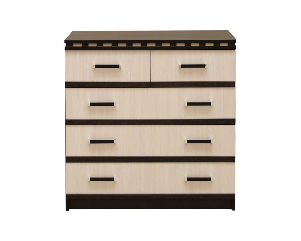 Комод «Ольга-13» № 1 (венге/млечный дуб), ЛДСП, Фант-мебель, г. Волжск