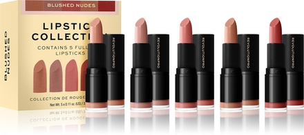 Revolution PRO Lipstick Collection - Бархатная помада в подарочном наборе оттенок Blushed Nudes, 5 g