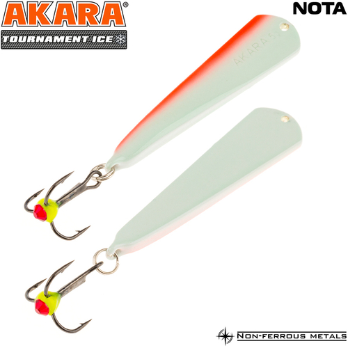 Блесна зимняя Akara Tournament Ice Nota 45 5 гр. 32 фосфорн
