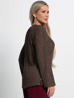 Блуза Маллуя (кофе) Б15167-4М LT Collection
