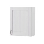 Кухонный шкаф для сушки посуды 60 см Венесуэла, массив сосны, белый воск