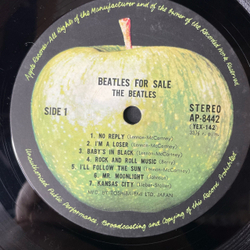 Винтажная виниловая пластинка The Beatles, Beatles For Sa le (Japan 1973) (No Obi)