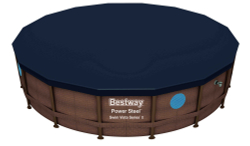Тент для каркасного бассейна Power Steel Pools, Hydrium Pools 488 см (d 490 см) (Bestway 58249 BW)