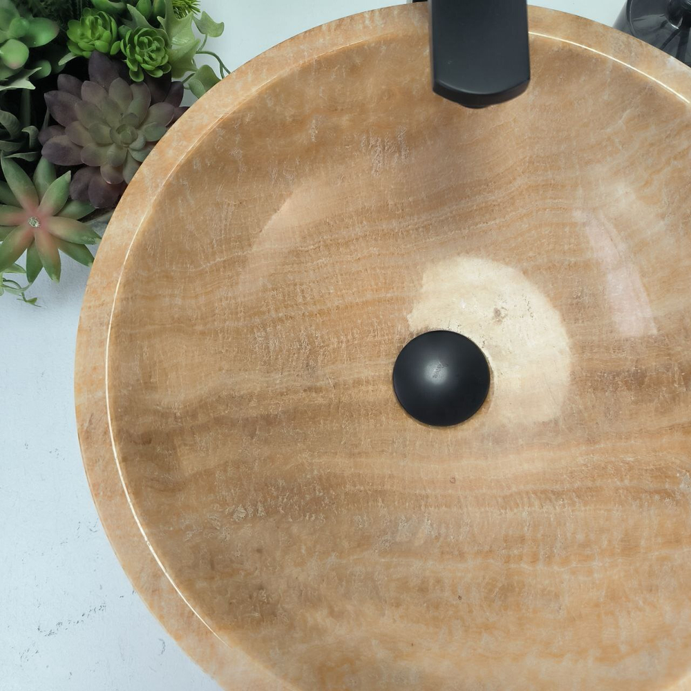 Раковина из оникса Bowl Yellow TinLip BO-62918 40*40*15 140