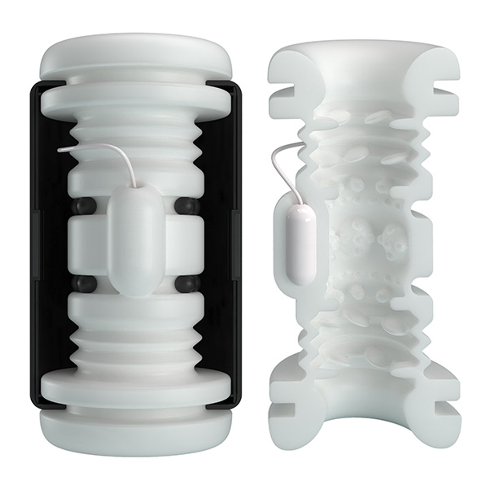 Черный автоматический вибромастурбатор 15,6см с поступательными движениями Pretty Love Masturbator DJ Girl Black BM-00900T92