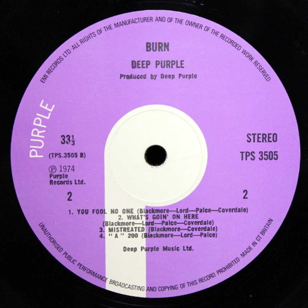 Deep Purple / Burn (LP)