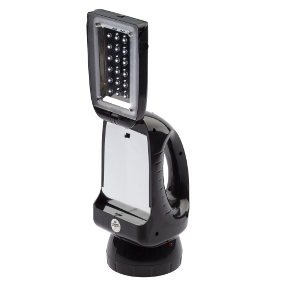 Светодиодный фонарь Трофи TSP12 прожекторный аккумуляторный со встроенным светильником