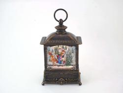 Музыкальная шкатулка Волшебный фонарь 25.5см Musicbox Glitter lantern