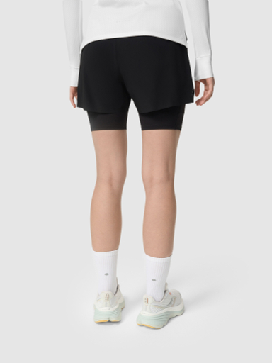 Шорты 2 в 1 женские Кросс 4.0 чёрные