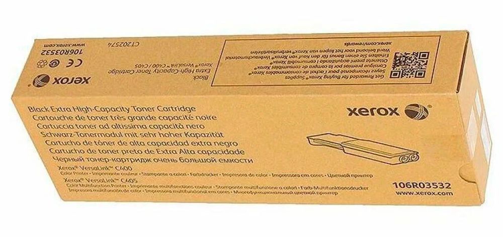 Тонер-картридж XEROX VersaLink C400/C405 черный (10,5K) (106R03532)