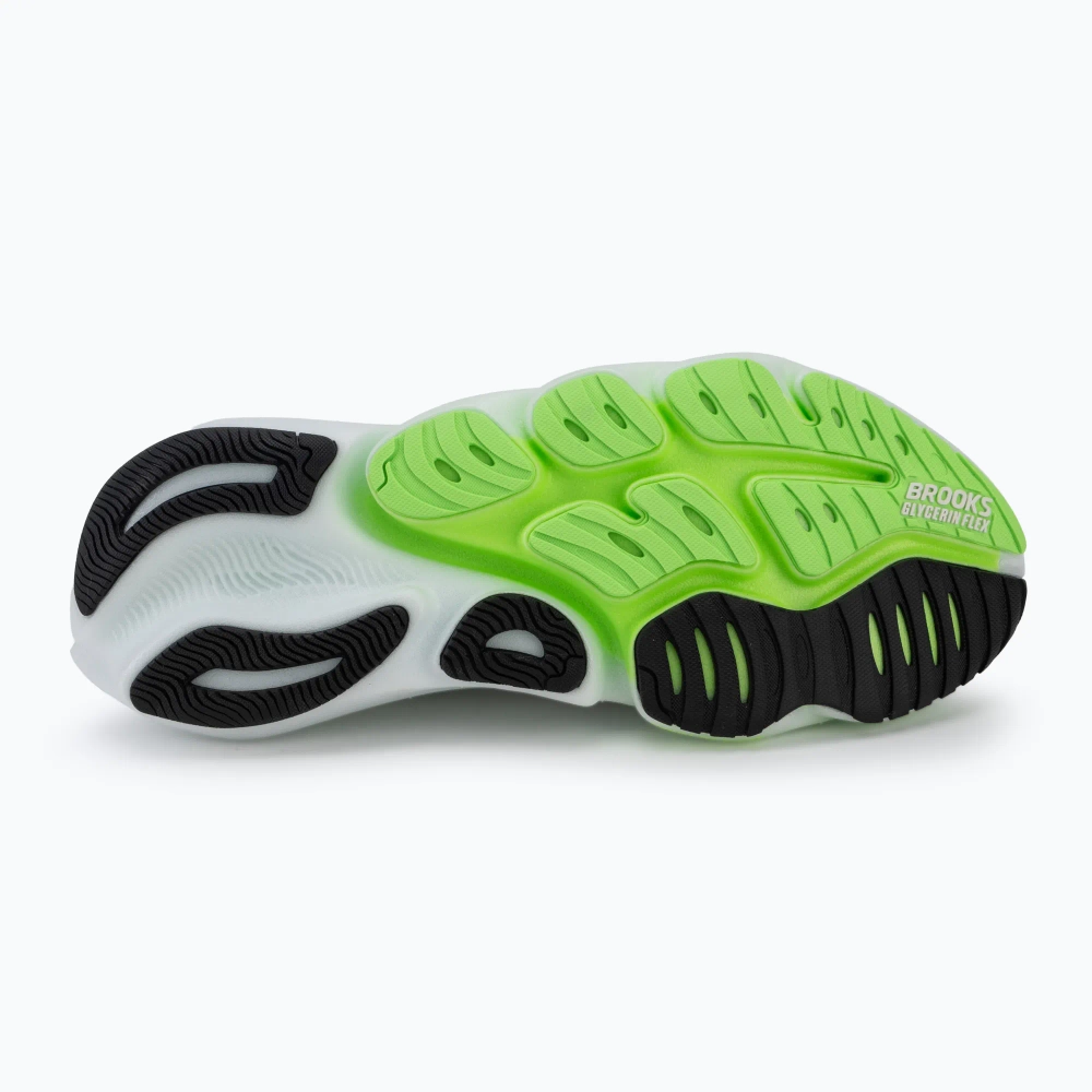 Кроссовки для бега Brooks Glycerin Flex white/green gecko/phantom
