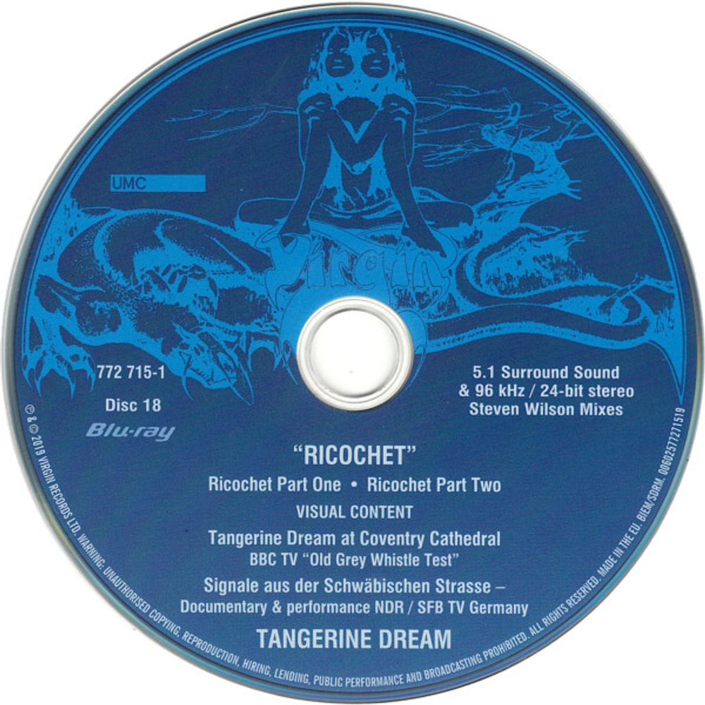 Tangerine Dream / In Search Of Hades: The Virgin Recordings 1973-1979(16CD+2Blu-ray)