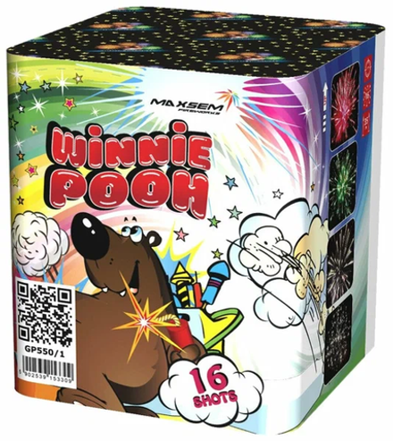 Батарея салютов 1" 16 залпов h-150мм.