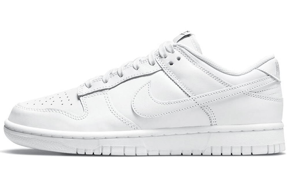Кроссовки Nike Dunk Low Triple White (Женская размерная сетка)