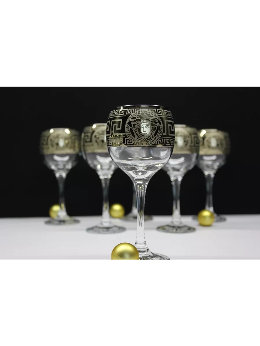 Фужеры для вина 6 штук Версаче