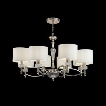 Люстра потолочная MOD014CL-08N никель Alicante Maytoni