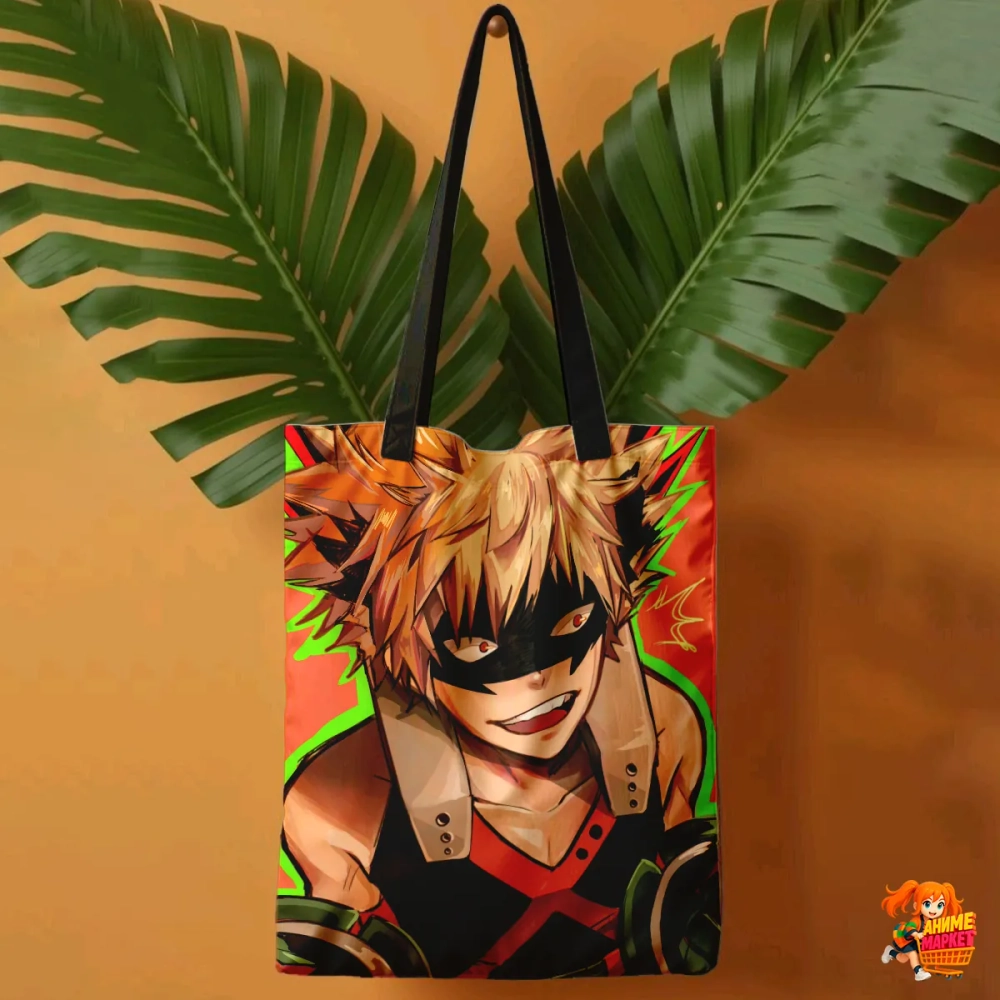 Сумка шоппер с принтом Моя геройская академия