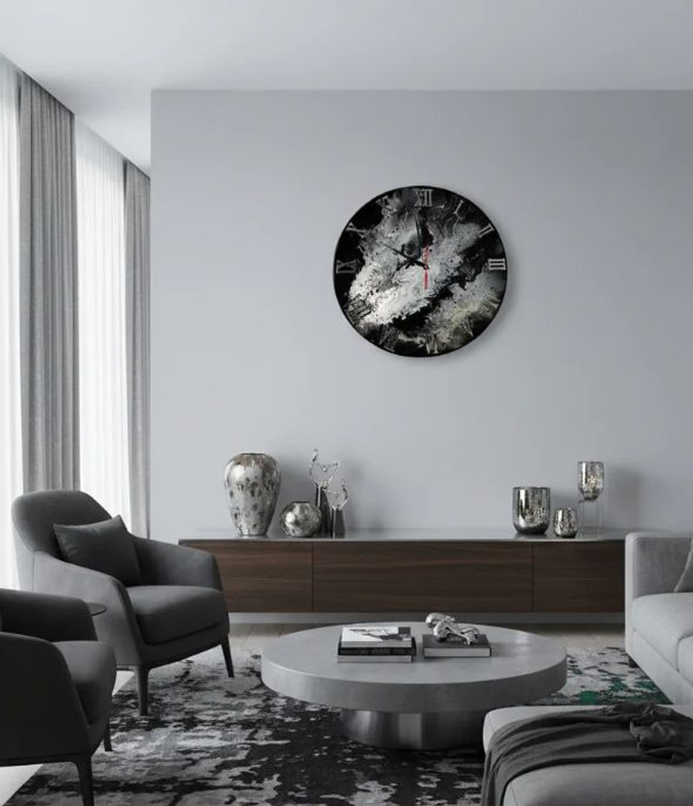 Подарочные настенные часы ручной работы