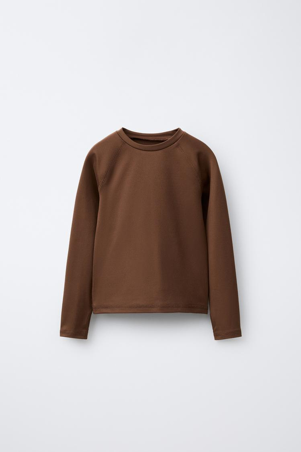 ZARA ТЕРМОФУТБОЛКА С ВОЛОКНОМ THERMOLITE ® FIBER BASE LAYER, КОРИЧНЕВЫЙ