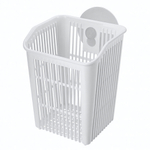 Держатель подвесной на присосе helper, 94х95х121 мм (белый)