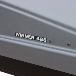 Автобокс на крышу автомобиля "Winner 425" двустороннее открывание (графит дастинг) / Евродеталь