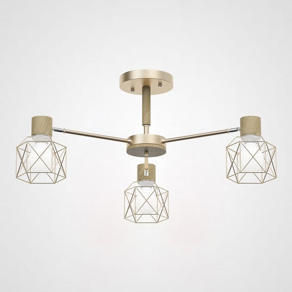 Потолочная Люстра Corf B3 Champagne 3 Lamps By Imperiumloft