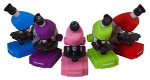 Микроскоп Bresser Junior 40x-640x, фиолетовый