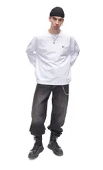 Джинсы Kraizy Stripes Широкие серые