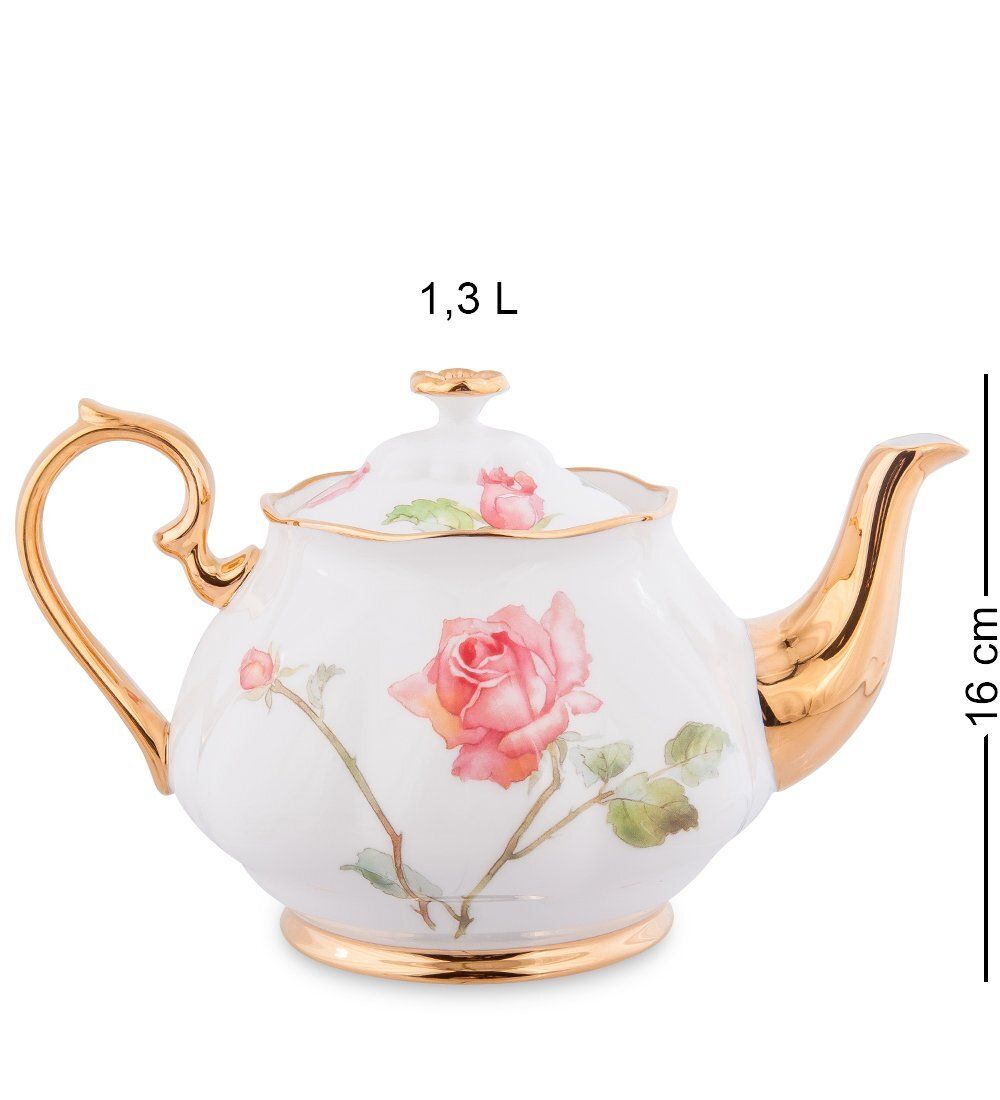 Pavone JK- 34 Чайный сервиз на 6 перс.«Итальянская роза»