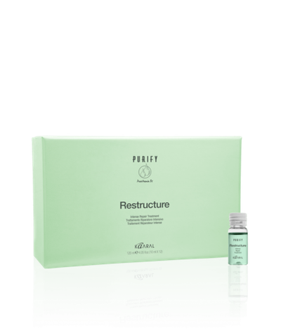 Лосьон в ампулах KAARAL Purify Restructure Intense Repair Treatment интенсивный восстанавливающий - 12*10 мл. (упаковка)