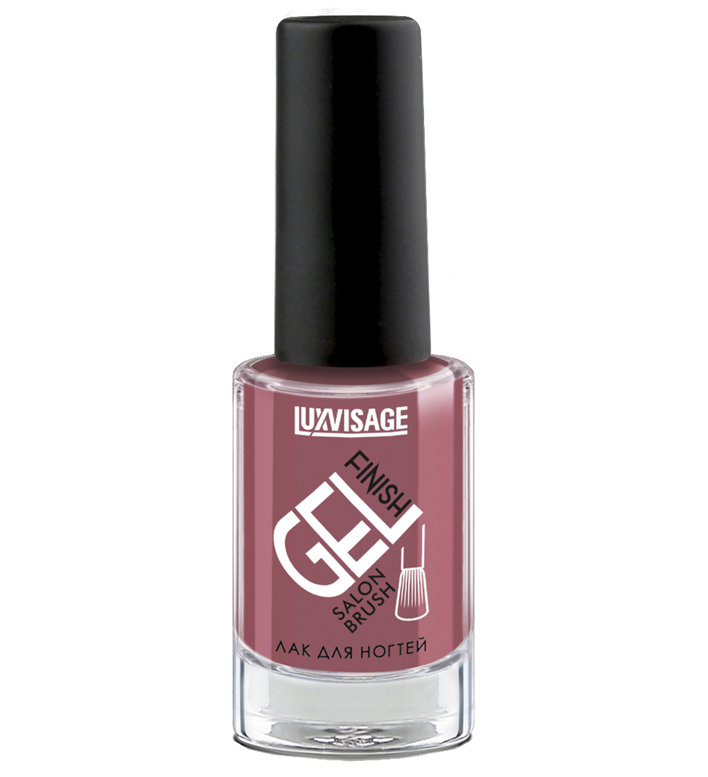 LuxVisage ЛАК для ногтей GEL finish тон 14 РОЗОВЫЙ КЛЕВЕР 9 мл