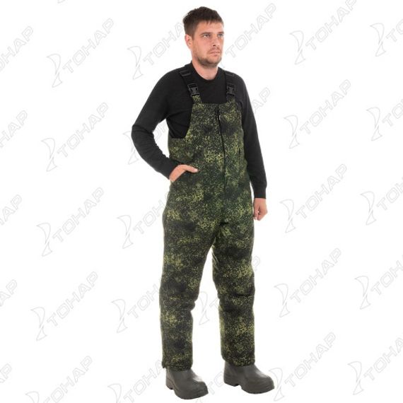 Костюм охотника зимний Сентелек Комфорт, цв.зеленый пиксель р.48-50/170-176 Helios