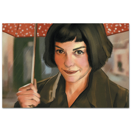 Амели с зонтиком