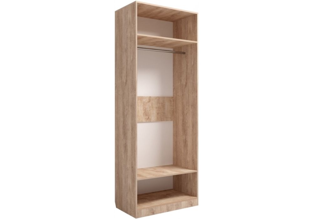 Шкаф Майя М-02 дуб баррик светлый / крем брюле