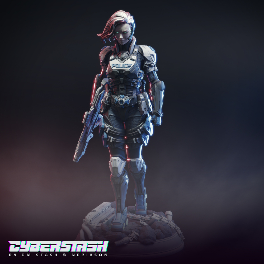 Миниатюры Киберпанк Cyberpunk 32мм 75мм