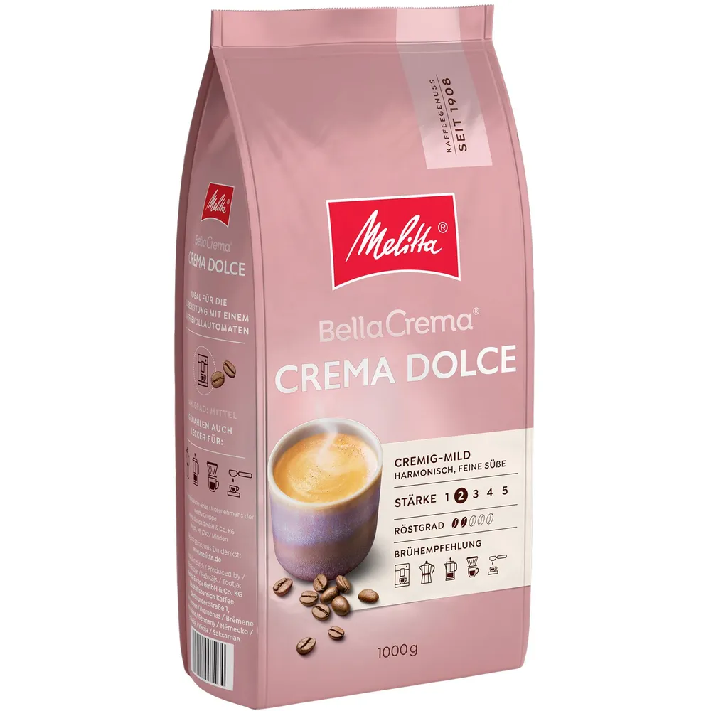 Кофе в зернах Melitta BC Crema Dolce, 1 кг (Мелитта)