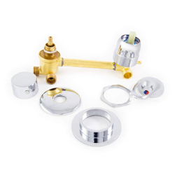 Смеситель для душевой кабины с переключателем на 3 режима под гайку, 150мм