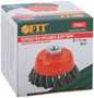 Корщетка-чашка, 75 мм, М14, стальная проволока FIT IT 39467