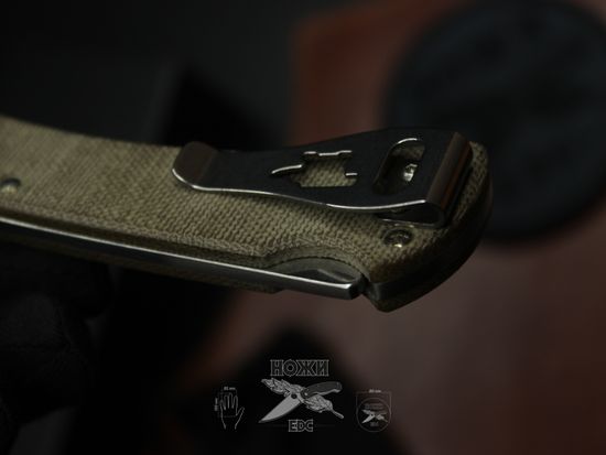 Складной нож BUCK 0110ODS4 110 Slim Knife Pro c клинком из стали CPM-S30V, рукоять микарта