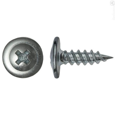 Саморез 4.2х16 мм с прессшайбой, цинк, острый (5 кг) STARFIX