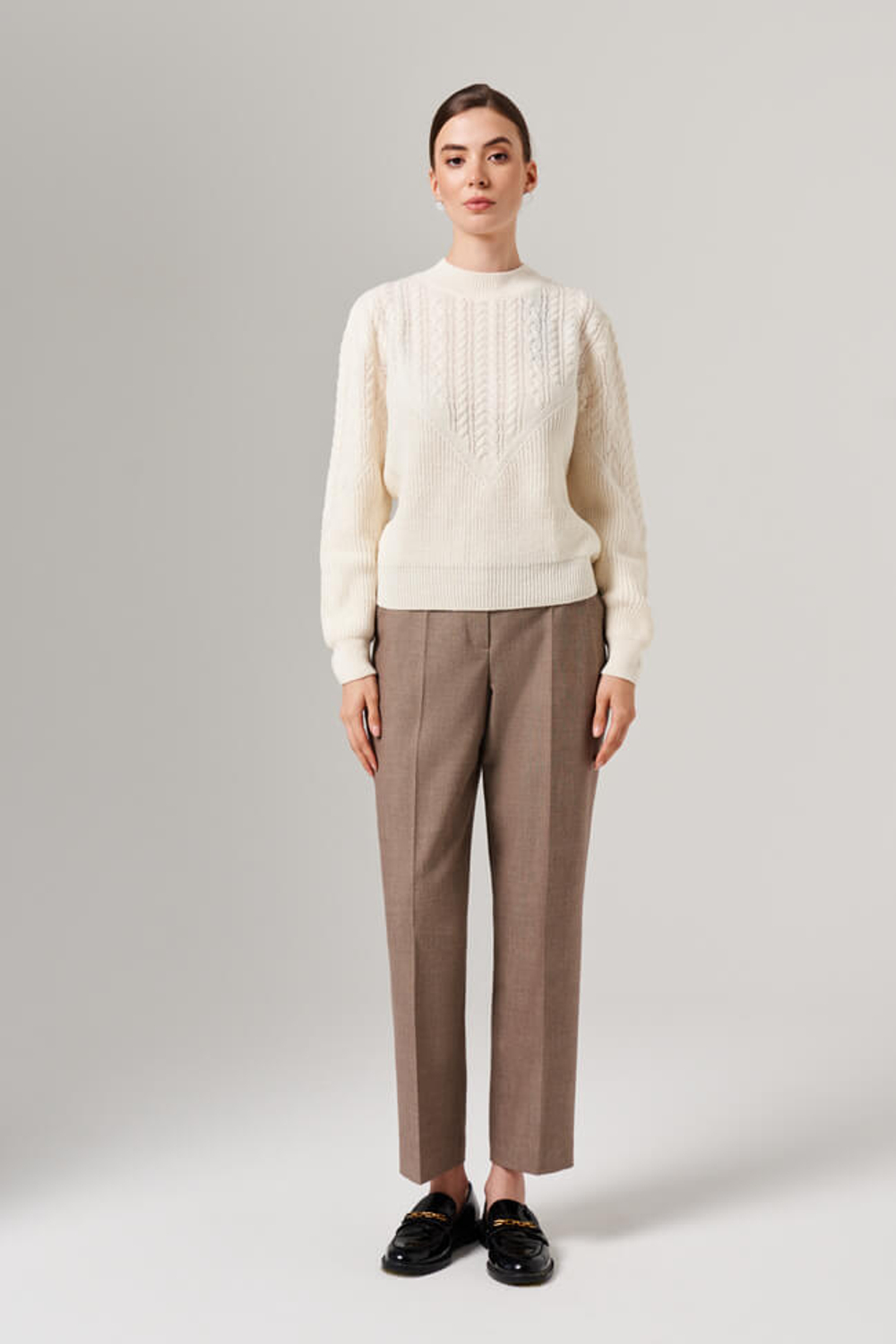 23094 Джемпер женский (молочный)