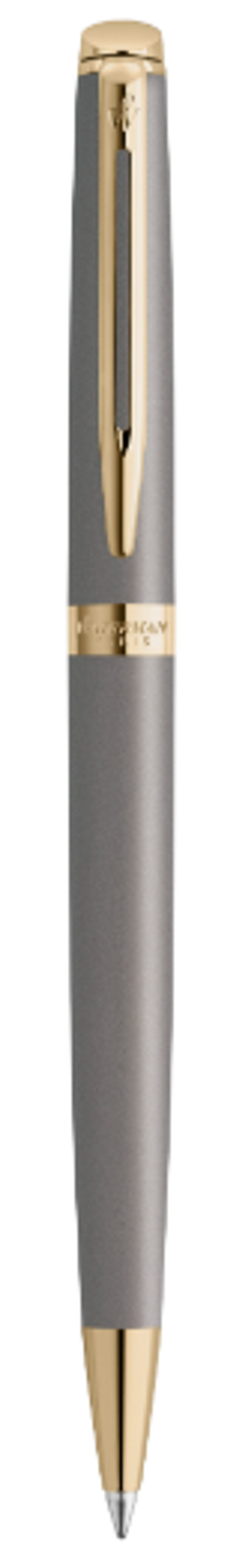 Waterman Hemisphere Metallic Grey Lacquer GT ручка шариковая, 1,0мм, подарочная упаковка