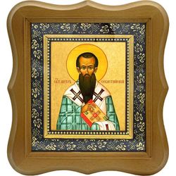 Петр Севастийский, святитель, епископ. Икона на холсте.