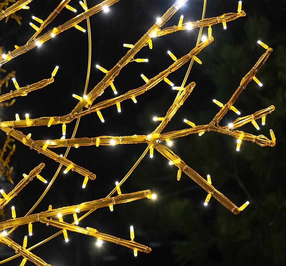 Светодиодное дерево "Декоративное" с теплым освещением