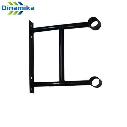 Хореографический кронштейн настенный двухрядный (Черный)