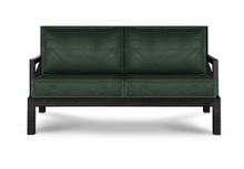 Диван Fusion  ясень МДФ (№1,Винилискожа (Dark Green),Винилискожа (Dark Geen Темно-зеленый) цвет №206 ш1,44м)