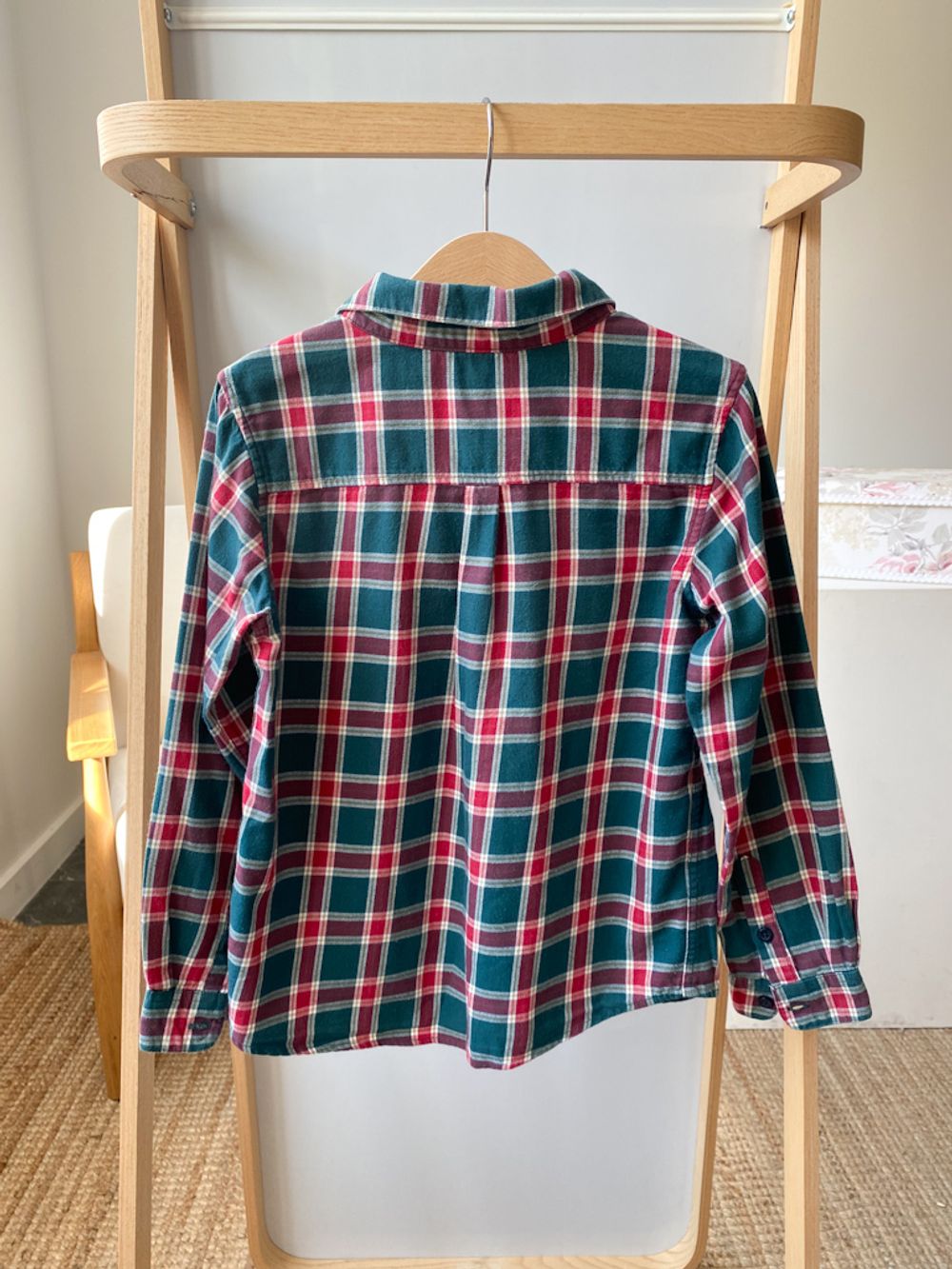 Хлопковая рубашка  Petit Bateau, 128