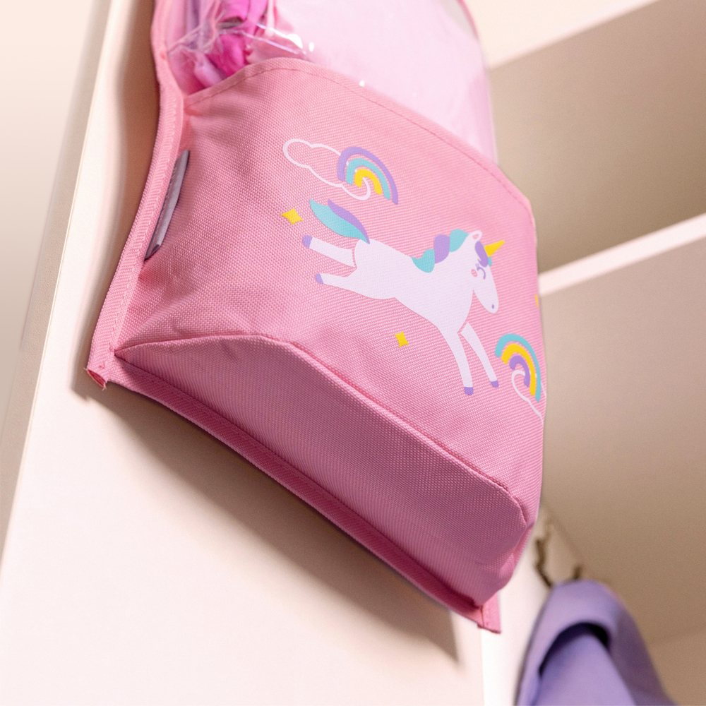 Кармашки для детского сада на липучке. Единорог